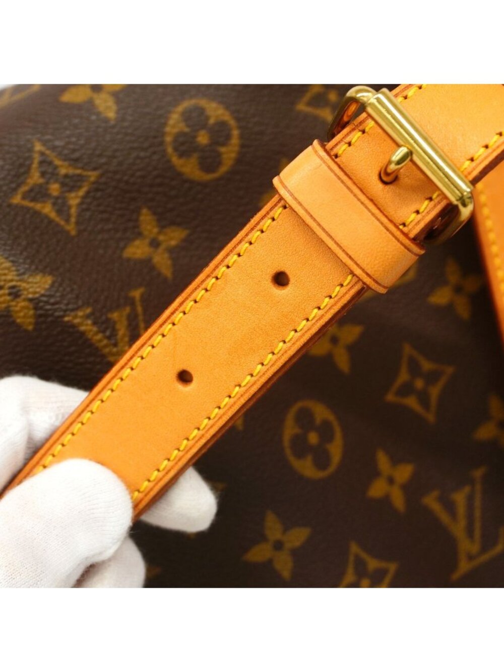 Louis Vuitton Shoulder Bag Monogram Saumur 35 Brown - Picture 10 of 12